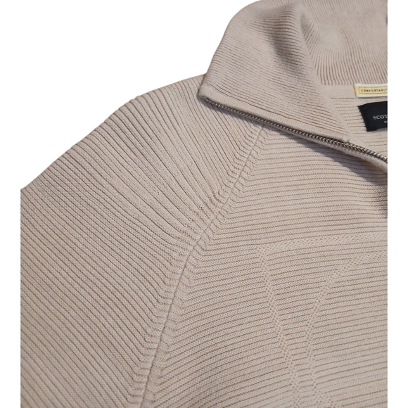 Scotch & Soda - Women's - Pullover zip sweater - Cream - Size Small - Picture 9 of 10